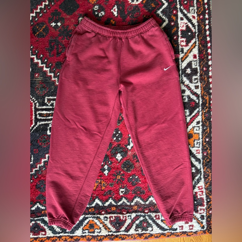 Nike Burgundy Sweatpants
